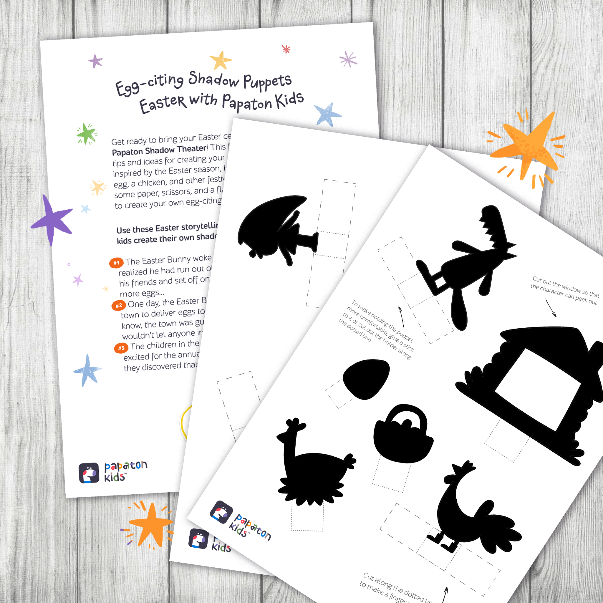 shadow puppets printable